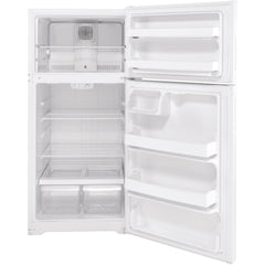  Hotpoint 28-inch, 15.6 cu.ft. Freestanding Top Freezer Refrigerator HPE16BTNRWW IMAGE 3