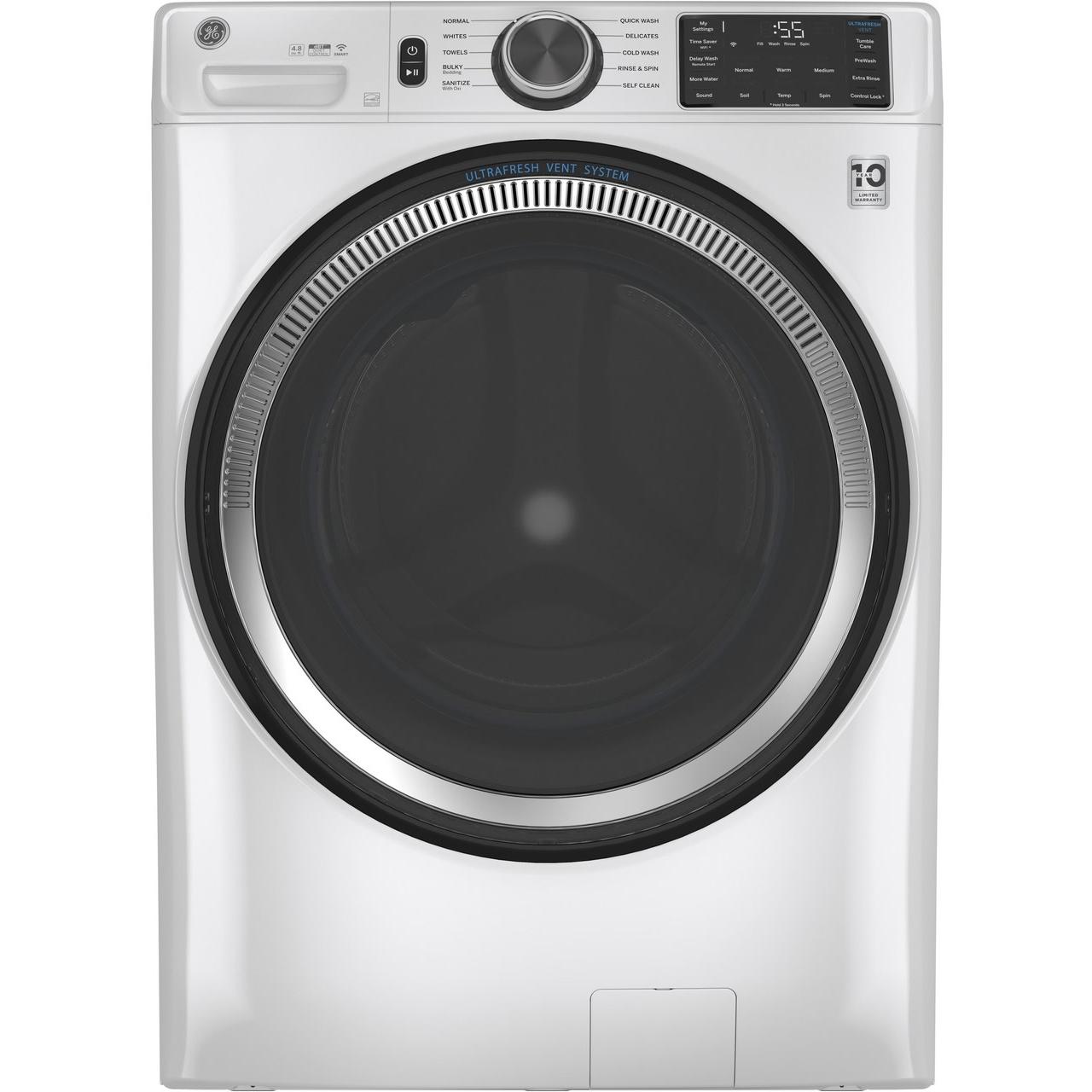  GE 4.8 cu. ft. Front Loading Washer with OdorBlock™ GFW550SSNWW IMAGE 1