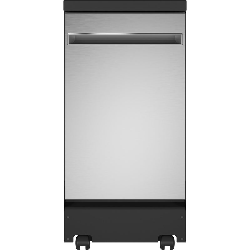 GE Portable Dishwasher with Sanitize Option GPT145SSLSS