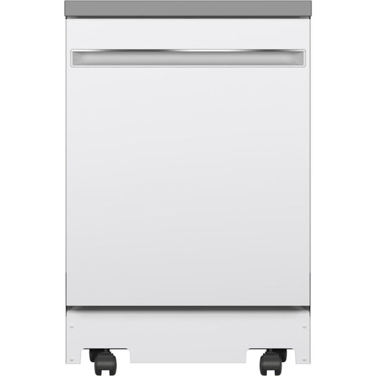 GE 24-inch Portable Dishwasher with Sanitize Option GPT225SGLWW IMAGE 1