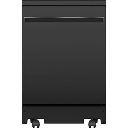 GE 24-inch Portable Dishwasher with Sanitize Option GPT225SGLBB IMAGE 1