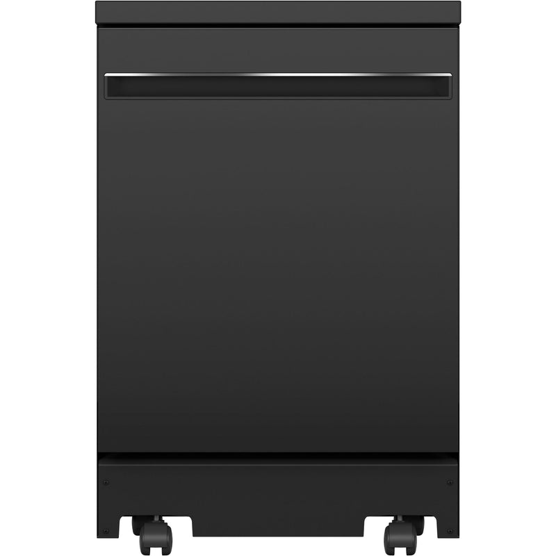 GE Portable Dishwasher with Sanitize Option GPT225SGLBB