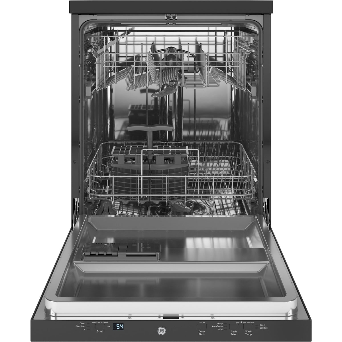  GE Portable Dishwasher with Sanitize Option GPT225SGLBB IMAGE 2
