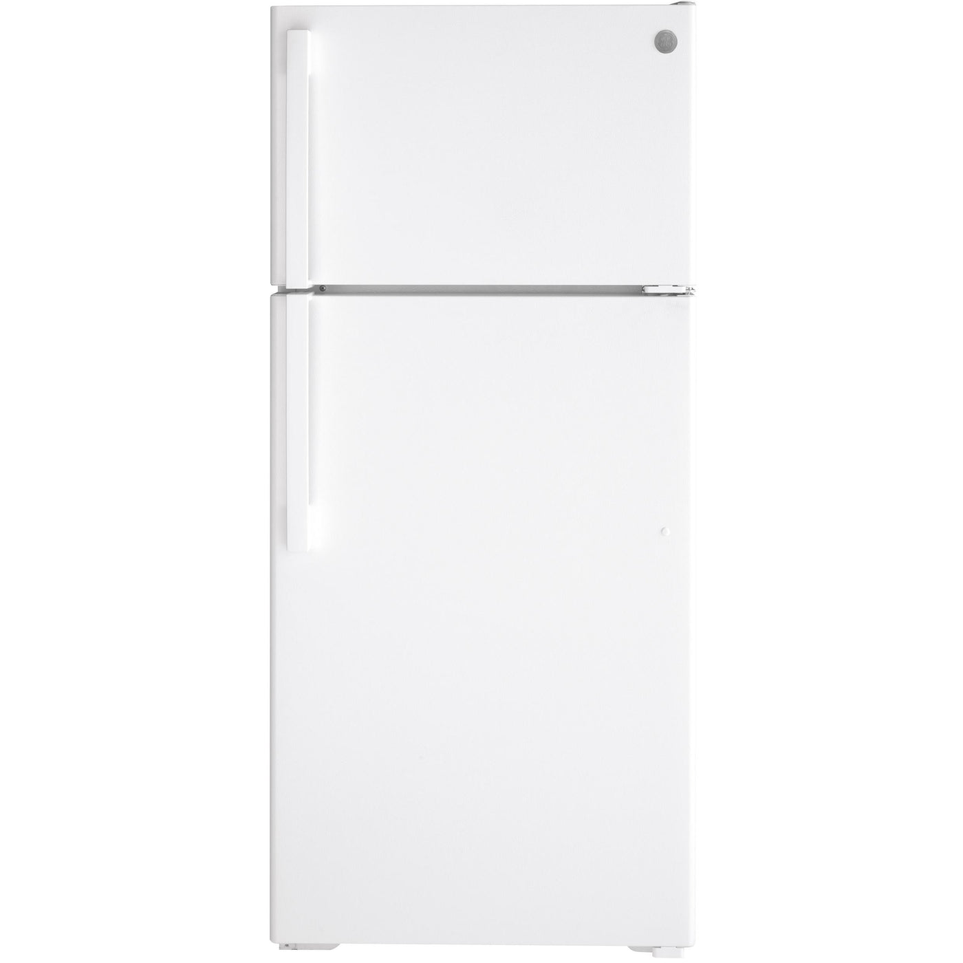  GE 28-inch, 16.6 cu. ft. Top-Freezer Refrigerator GTS17DTNRWW IMAGE 1