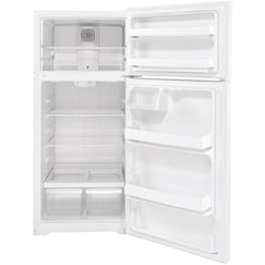  GE 28-inch, 16.6 cu. ft. Top-Freezer Refrigerator GTS17DTNRWW IMAGE 2