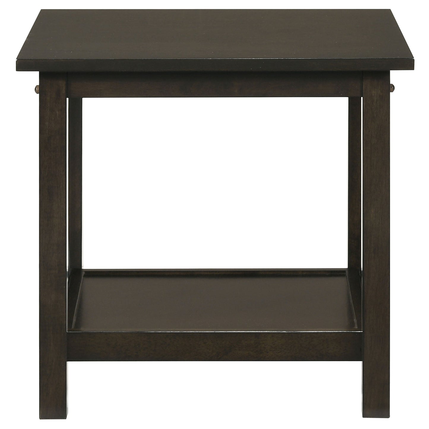 Rachelle Rectangular Coffee Table Set Deep Merlot