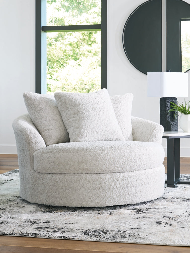 Snodoodle Oversized Swivel Accent Chair