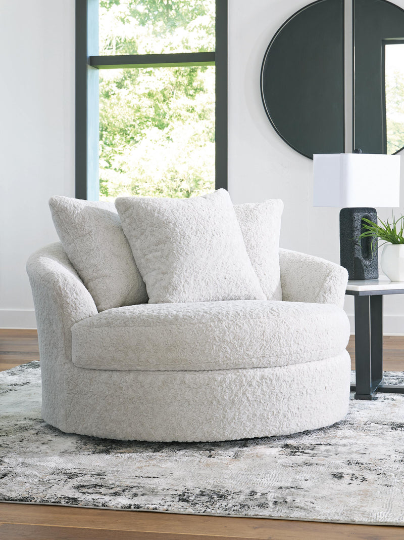 Snodoodle Oversized Swivel Accent Chair
