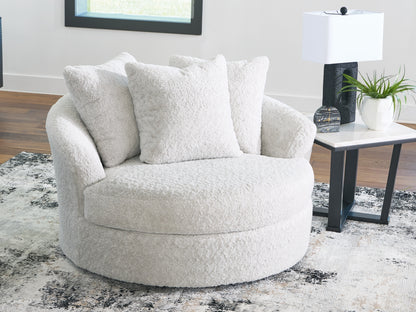Snodoodle Oversized Swivel Accent Chair