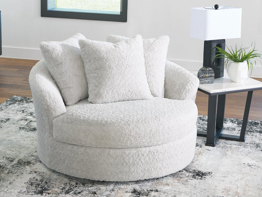 Snodoodle Oversized Swivel Accent Chair