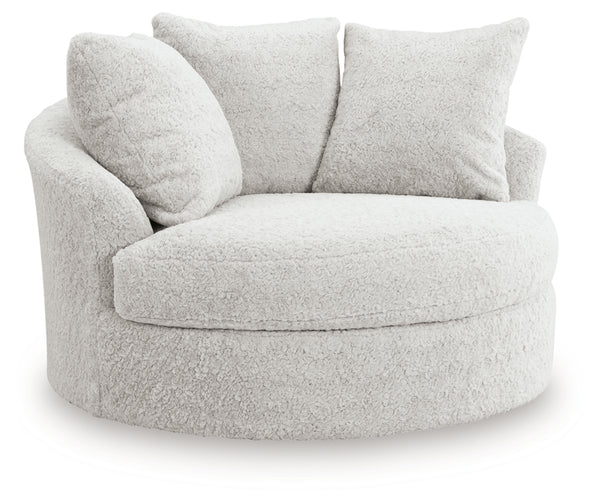 Snodoodle Oversized Swivel Accent Chair