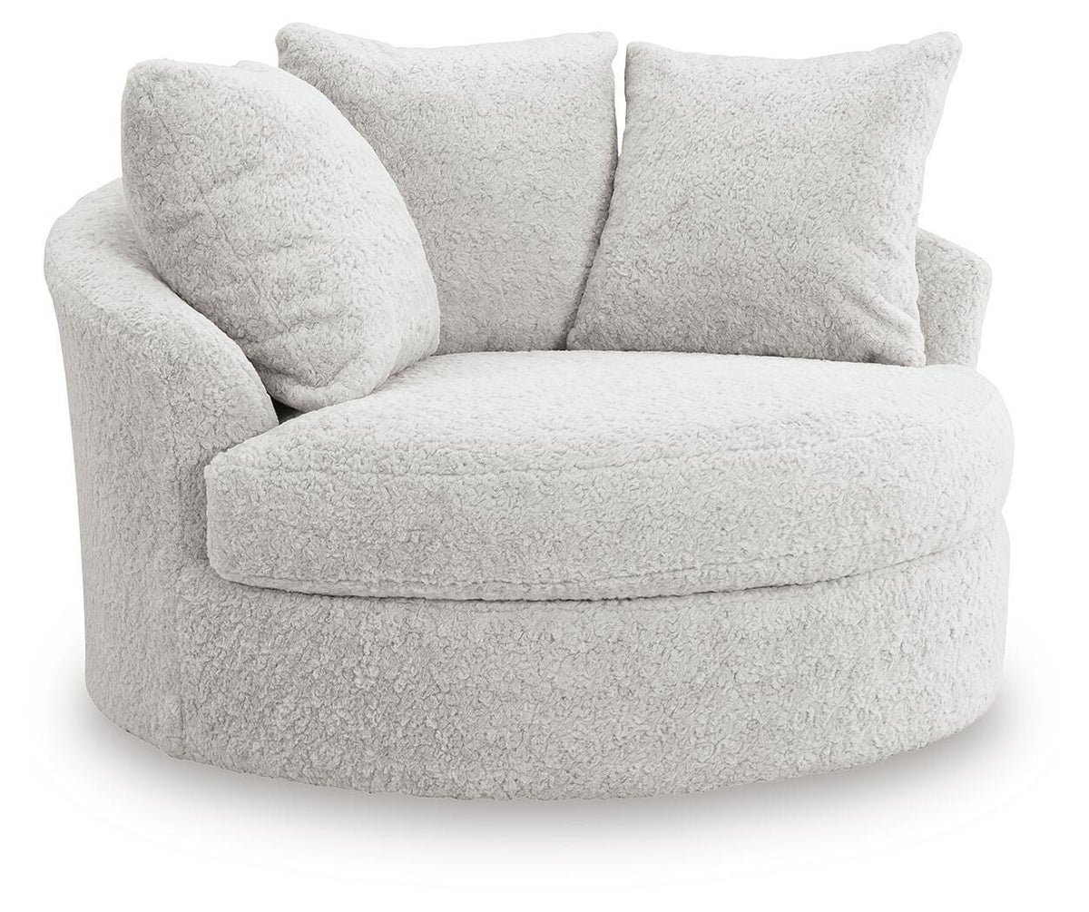 Snodoodle Oversized Swivel Accent Chair