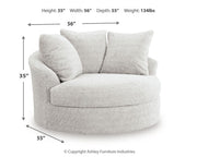 Snodoodle Oversized Swivel Accent Chair