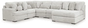 Snodoodle 7PC Sectional with Oversized Chaise Set