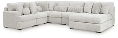 Snodoodle 7PC Sectional with Oversized Chaise Set