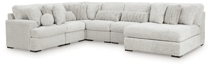 Snodoodle 7PC Sectional with Oversized Chaise Set