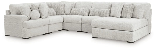 Snodoodle 7PC Sectional with Oversized Chaise Set