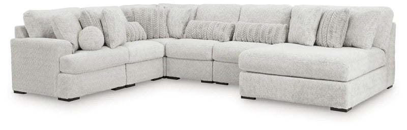 Snodoodle 7PC Sectional with Oversized Chaise Set
