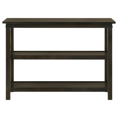 Rachelle 2-shelf Wood Entryway Console Table Deep Merlot