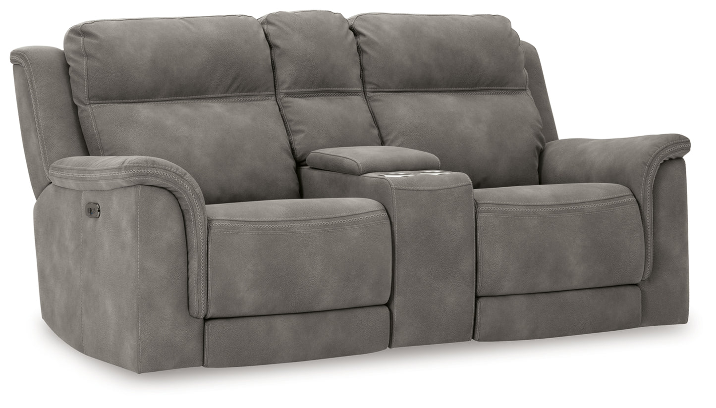 Next-Gen Durapella PWR REC Loveseat/CON/ADJ HDRST