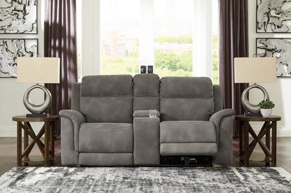 Next-Gen Durapella PWR REC Loveseat/CON/ADJ HDRST
