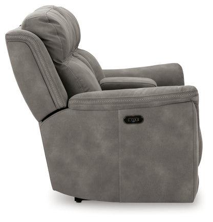 Next-Gen Durapella PWR REC Loveseat/CON/ADJ HDRST