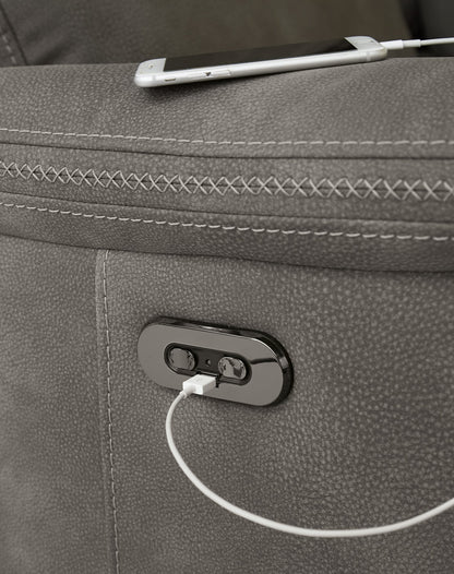 Sofá reclinable eléctrico DuraPella de última generación: estilo y comodidad inteligente