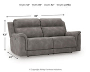 Next-Gen Durapella 2 Seat PWR REC Sofa ADJ HDREST