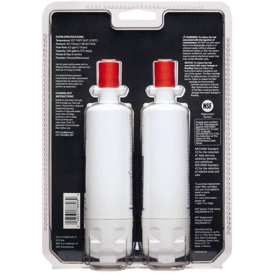  LG Refrigeration Accessories Water Filter LT700PCS IMAGE 2