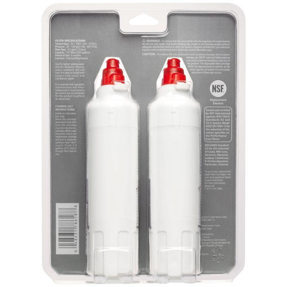  LG Refrigeration Accessories Water Filter LT800PCS IMAGE 2
