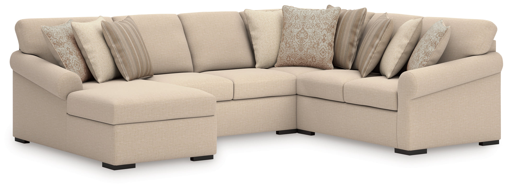 LadyMae 4-Piece Sectional with Chaise
