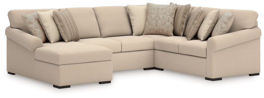 LadyMae 4-Piece Sectional with Chaise