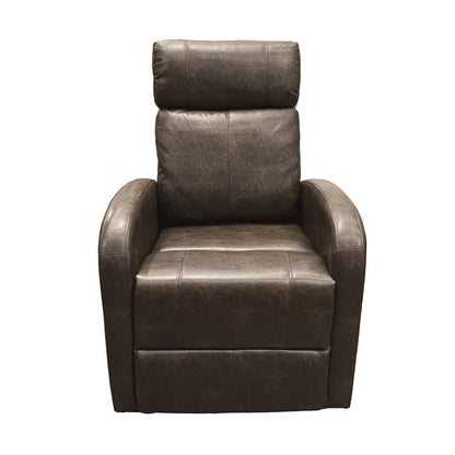 Ricardo Power Motion Recliner W/Lift - Brown Leatherette