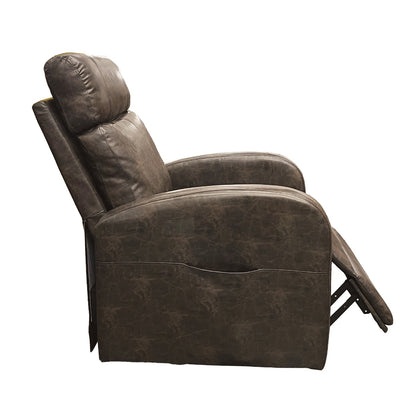 Ricardo Power Motion Recliner W/Lift - Brown Leatherette
