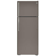 GE 28-inch, 17.5 cu.ft. Freestanding Top Freezer Refrigerator GTE18GMNRES IMAGE 1