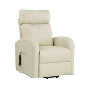 Ricardo Power Motion Recliner W/Lift - Beige Leatherette