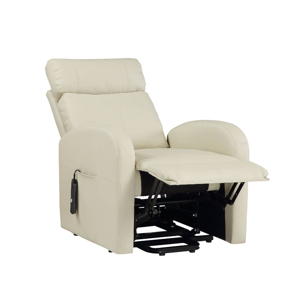 Ricardo Power Motion Recliner W/Lift - Beige Leatherette