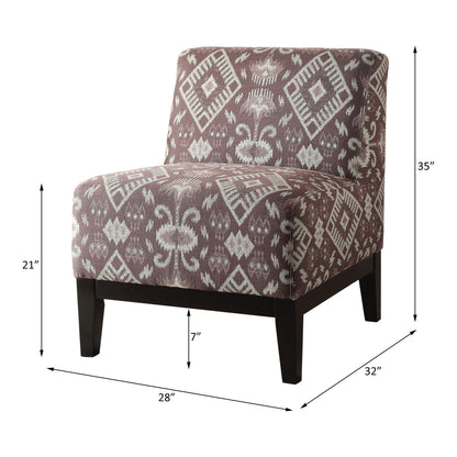 Hinte Accent Chair - Pattern Fabric
