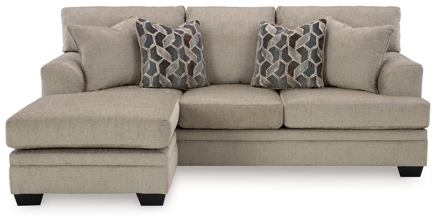 Stonemeade Sofa Chaise, Chair, and Ottoman