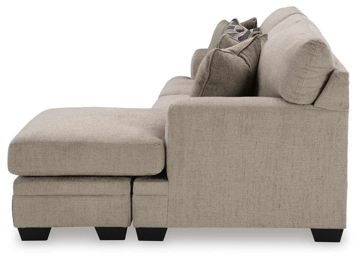 Stonemeade Sofa Chaise, Chair, and Ottoman
