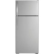 GE 28-inch, 17.5 cu.ft. Freestanding Top Freezer Refrigerator with LED Lighting GTS18GSNRSS IMAGE 1
