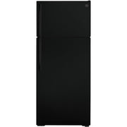 GE 28-inch, 17.5 cu.ft. Freestanding Top Freezer Refrigerator with LED Lighting GTS18GTNRBB IMAGE 1