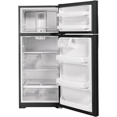 GE 28-inch, 17.5 cu.ft. Freestanding Top Freezer Refrigerator with LED Lighting GTS18GTNRBB IMAGE 3