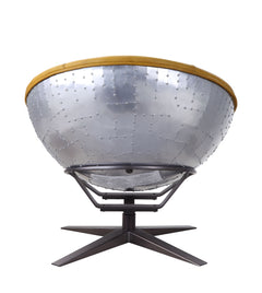 Brancaster Top Grain Leather Papasan Chair