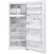  GE 28-inch, 17.5 cu. ft. Top Freezer Refrigerator GTS18HGNRWW IMAGE 2