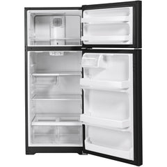  GE 28-inch, 17.5 cu. ft. Top Freezer Refrigerator GTS18HGNRBB IMAGE 2