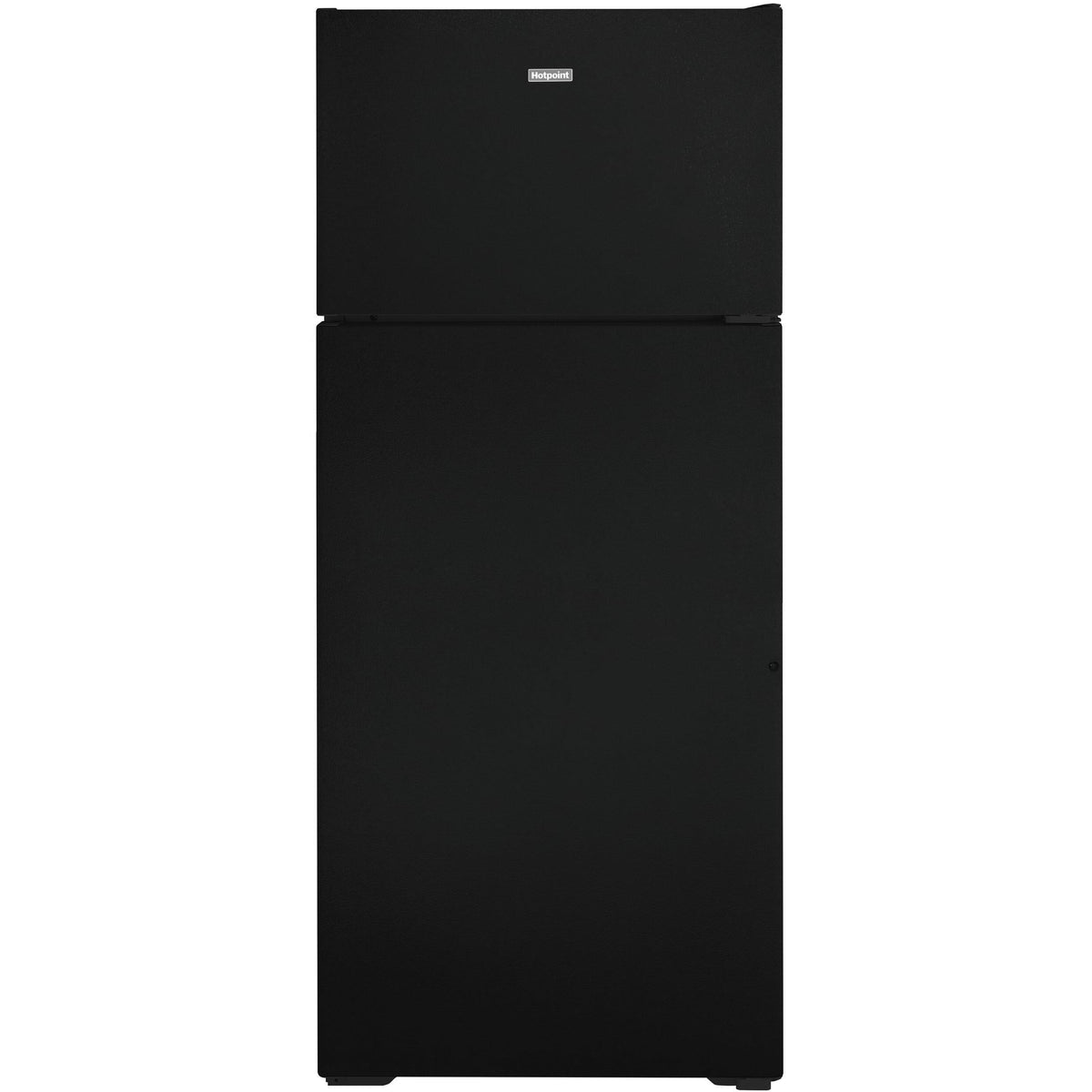  Hotpoint 28-inch, 17.5 cu.ft. Freestanding Top Freezer Refrigerator HPS18BTNRBB IMAGE 1