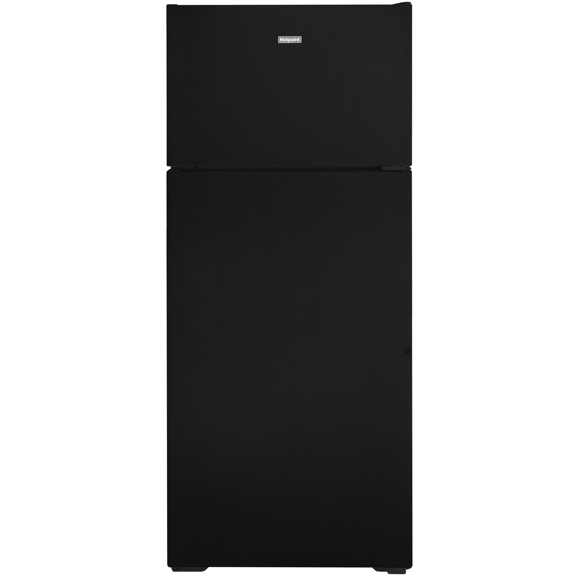  Hotpoint 28-inch, 17.5 cu.ft. Freestanding Top Freezer Refrigerator HPS18BTNRBB IMAGE 1