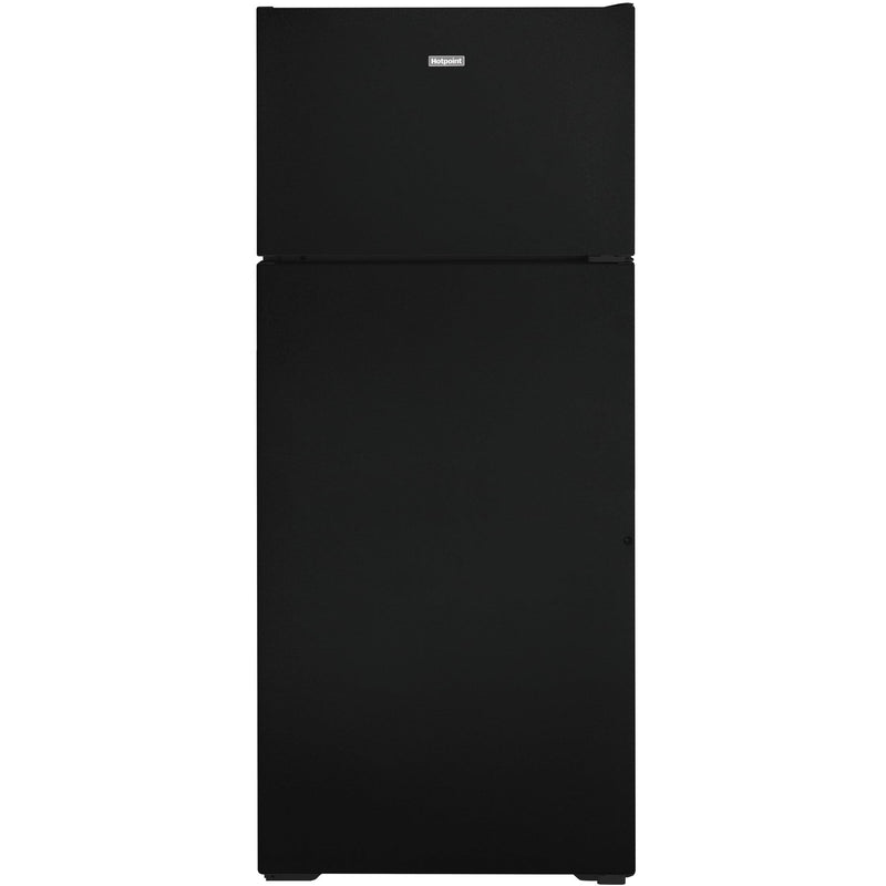 Hotpoint 28-inch, 17.5 cu.ft. Freestanding Top Freezer Refrigerator HPS18BTNRBB