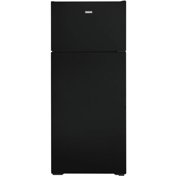 Hotpoint 28-inch, 17.5 cu.ft. Freestanding Top Freezer Refrigerator HPS18BTNRBB